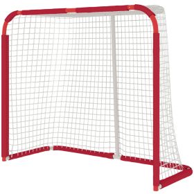 Backyard Soccer Goal, All Weather Practice Soccer Net with Steel Frame, PE Mesh for Backyard, Easy Assembly (Option: White-1072x490x140 mm)
