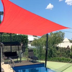 12'X16' Scarlet HDPE Sunshade Sail (Option: Defaulttitle)